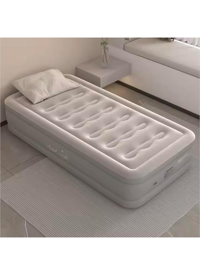 Single Air Bed Inflatable Bed with Builtin Electric Pump 3 Mins Quick SelfInflationDeflation Guest Air Mattress Blow Up Bed for Home Portable Camping Travel 190x100x40cm 250kg MAX