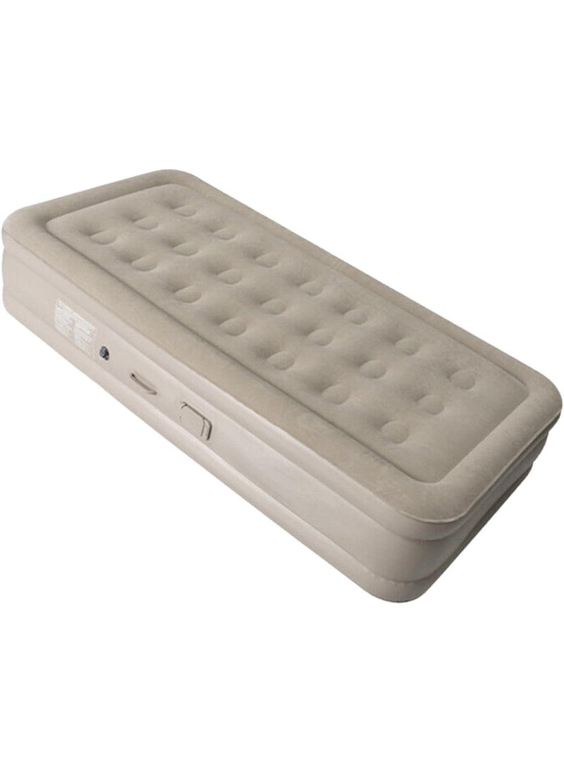 Gopz Twin Size Inflatable Bed with UltraSoft Waterproof Top AntiSlip Material Pack of 1 99x190x40 cm