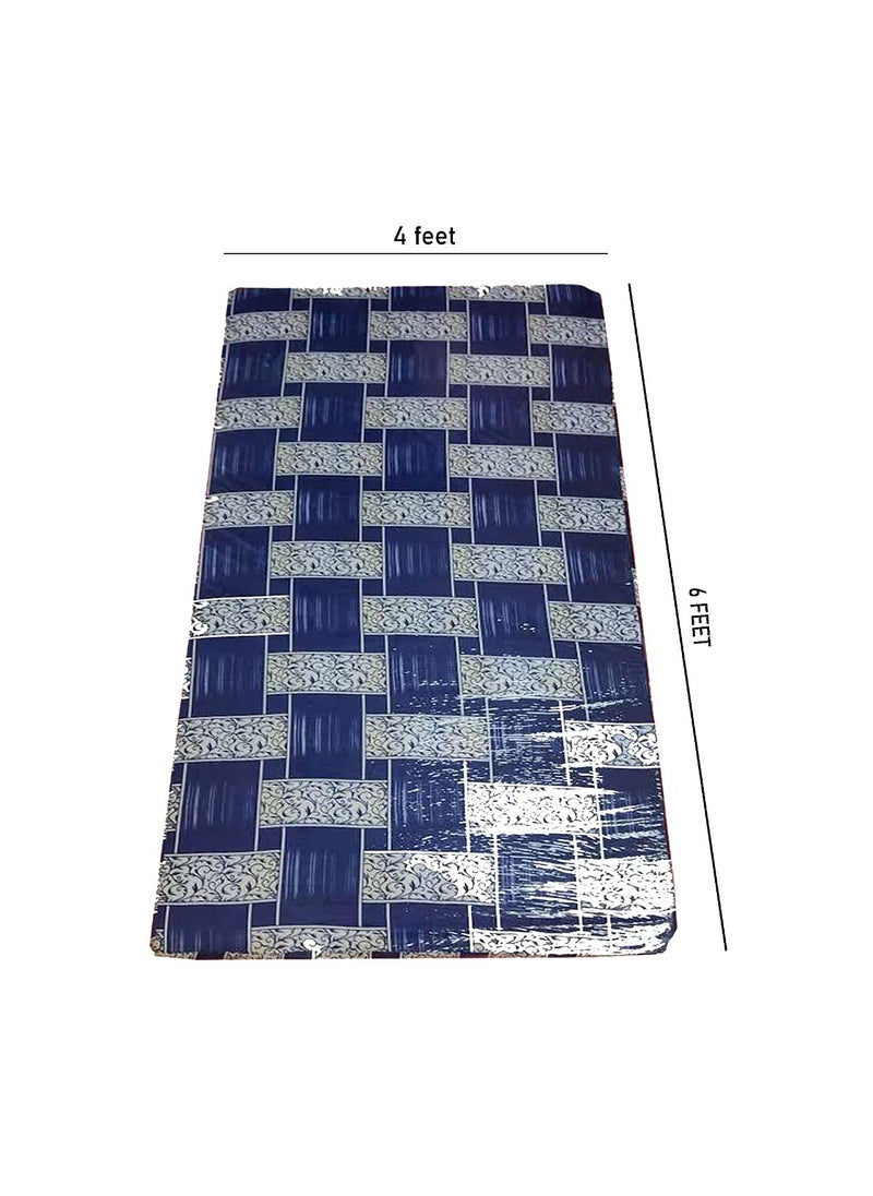 NIVEDHA MATTRESS PU Foam Single Soft Multi Purpose Durable Yoga Mat Trekking Travel Mattress 28 Density Size 6x4 ft 72x48x3 inch Pack of 1