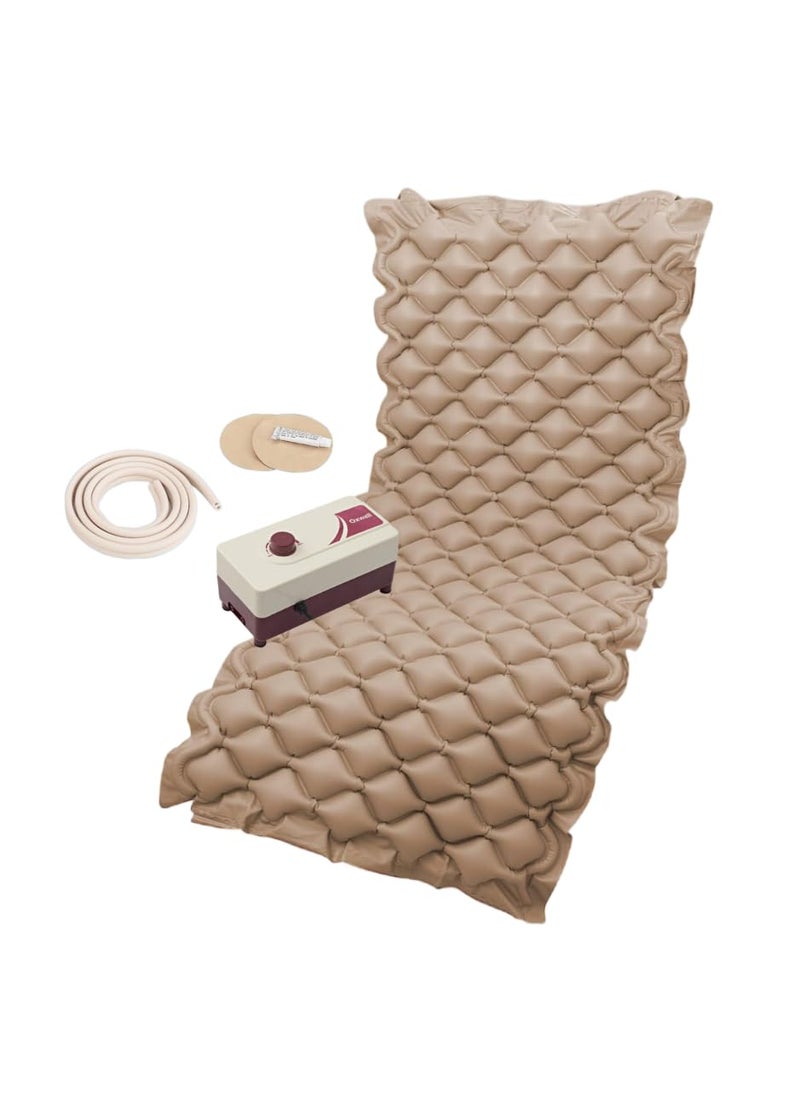 Sanvin India Air Mattress Anti Decubitus Air Pump with Repair Kit Bubble Mattress Inflatable Portable Mattress D2