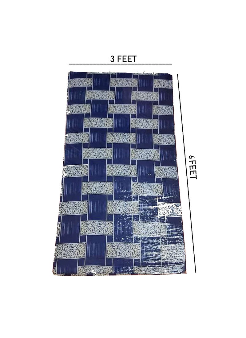 NIVEDHA MATTRESS PU Foam Single Soft Multi Purpose Durable Yoga Mat Trekking Travel Mattress 28 Density Size 6x3 ft 72x36x3 inch Pack of 1