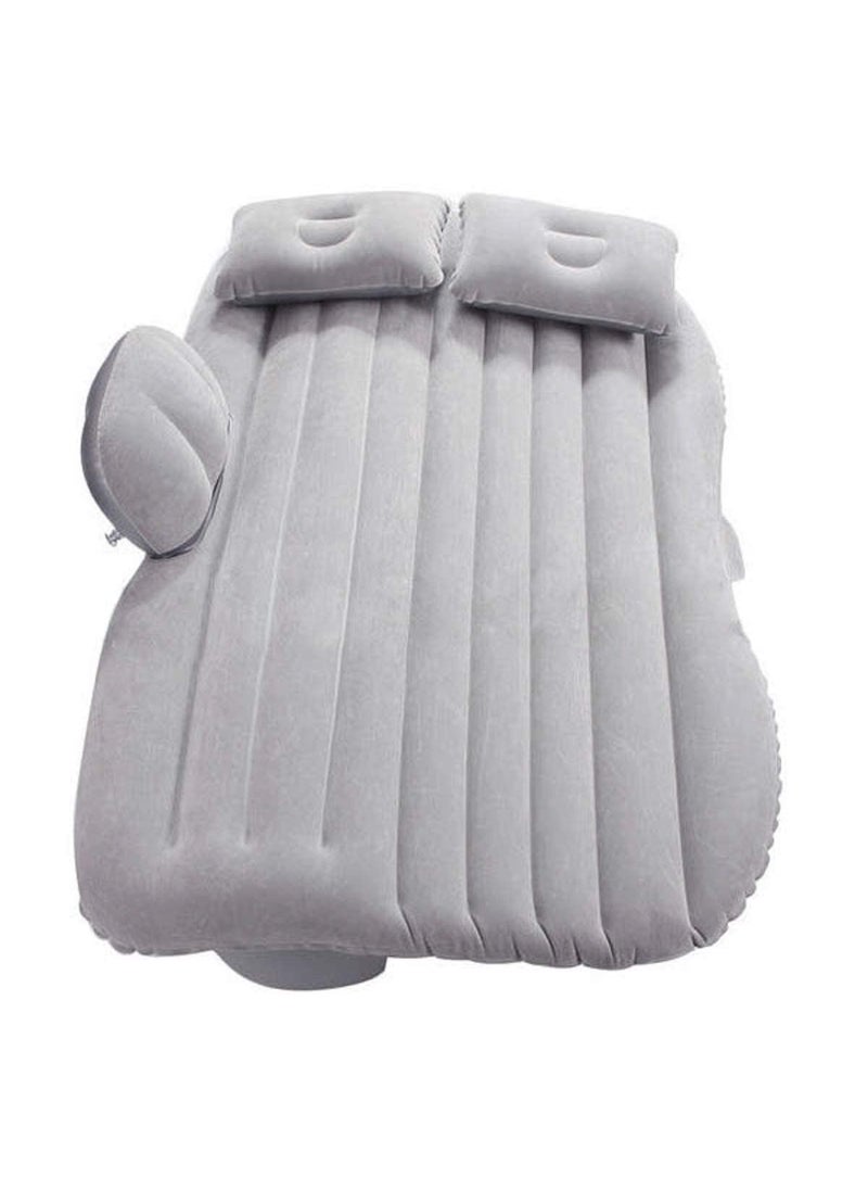NEOPOLInflatable Travel Car Bed Air Sofa with Two Inflatable Pillow for Car Back Seat Fits Most Car Models for Camping Travel Hiking Trip and Other Outdoor Activities Grey