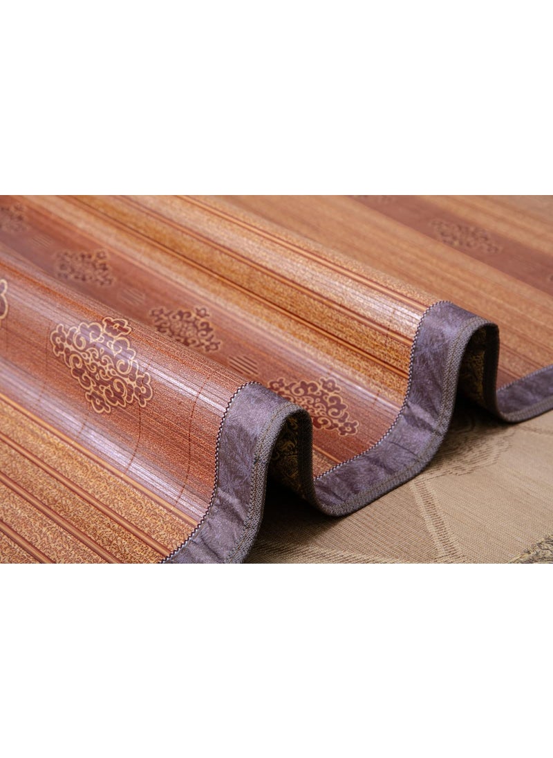 G BAMBOOMultifunctional Portable Foldable DoubleSides Using SkinBreathable Ecofriendly Natural Bamboo Bed Mat for Cool Sleeping Tulip MatDouble B Size 5575inch 1419 meter 4763 feet