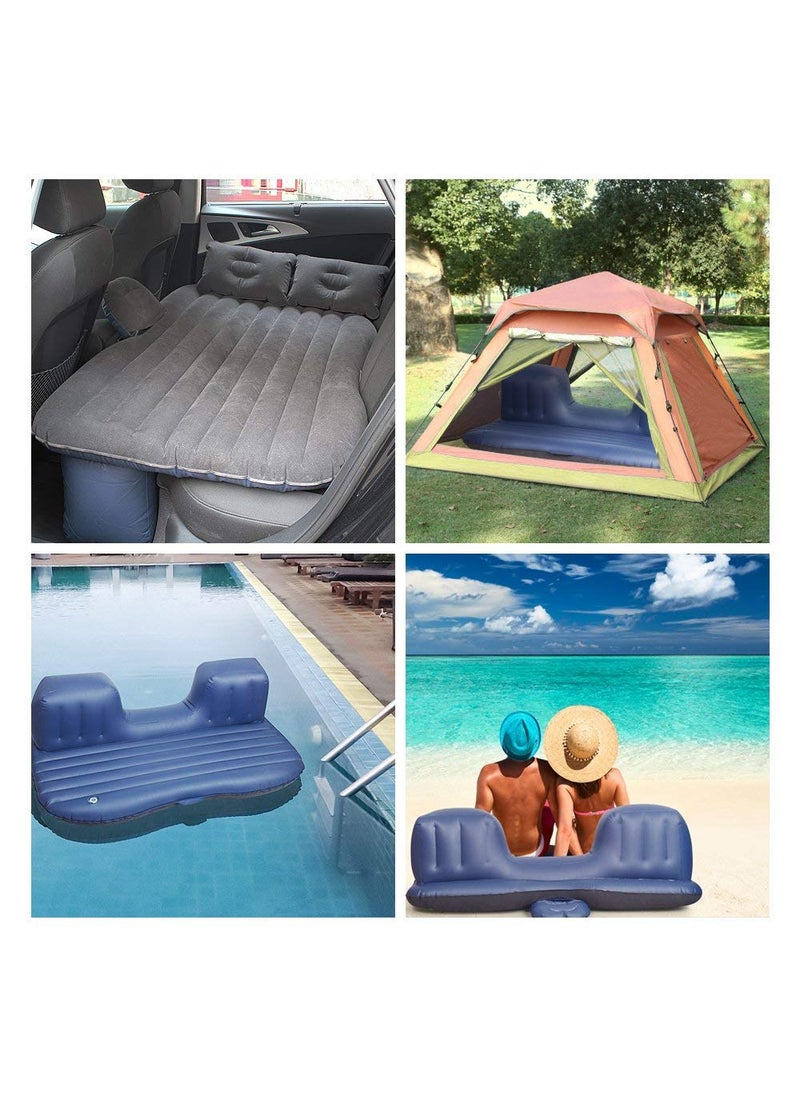 KIDLOOP Car Bed Camping Mattress for Car Sleeping Bed Travel Inflatable Mattress Air Bed for Car Universal SUV Extended with Two Air Pillows