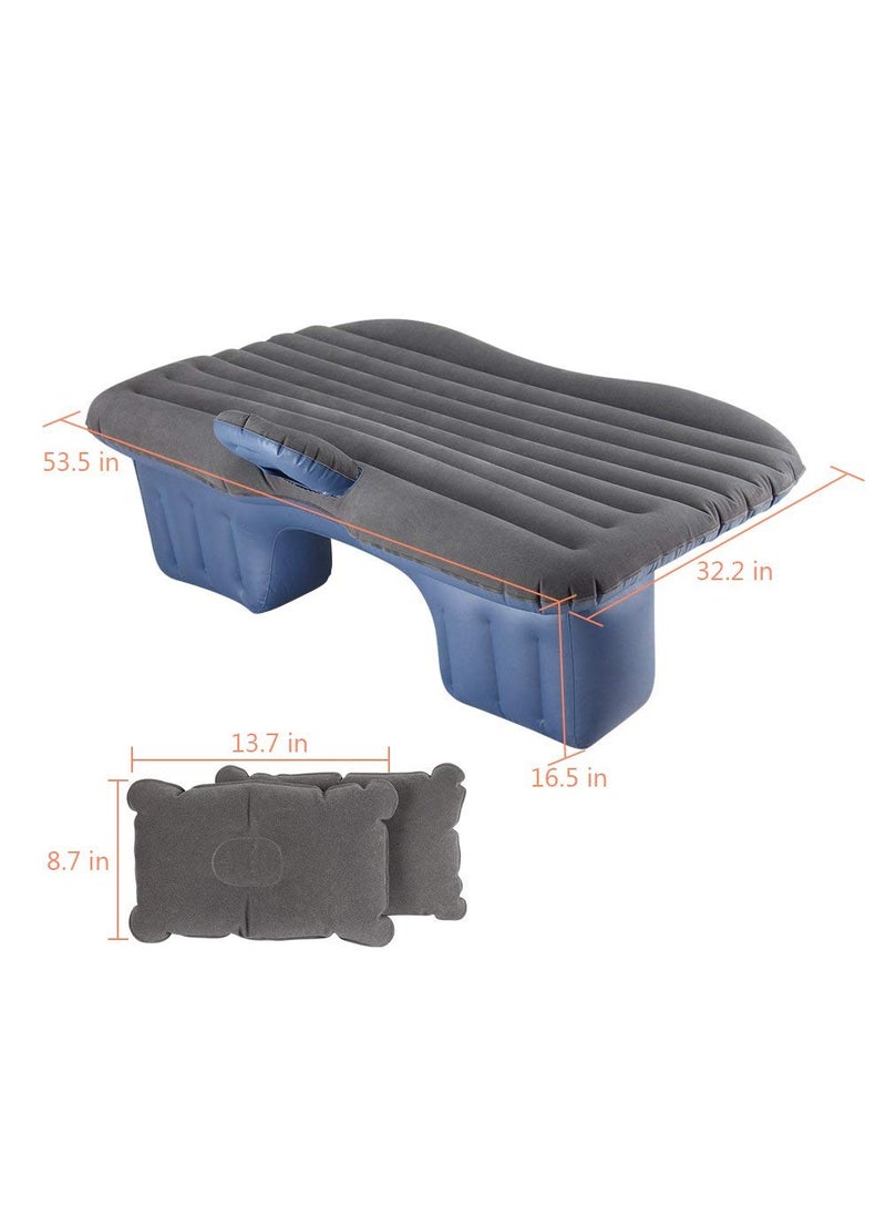 KIDLOOP Car Bed Camping Mattress for Car Sleeping Bed Travel Inflatable Mattress Air Bed for Car Universal SUV Extended with Two Air Pillows