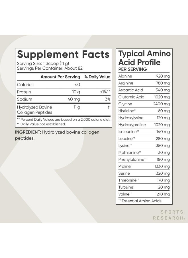 Collagen Peptides Unflavored - 907G