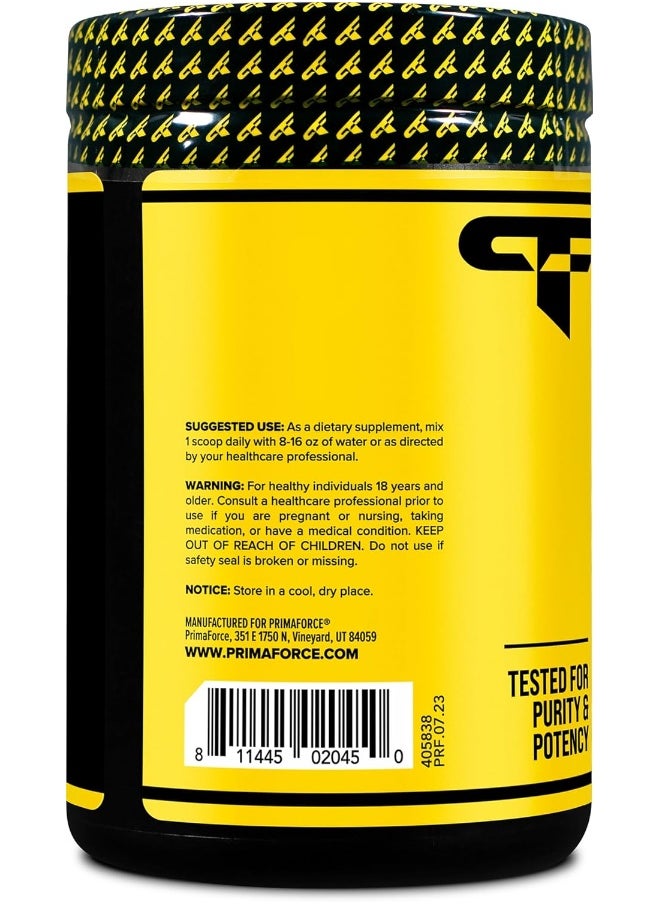 Primaforce BCAA Powder (Watermelon) - 7000MG 2:1:1 BCAAs, 30 Servings, Post-Workout Recovery Drink with Amino Acids and Real Salt for Men & Women