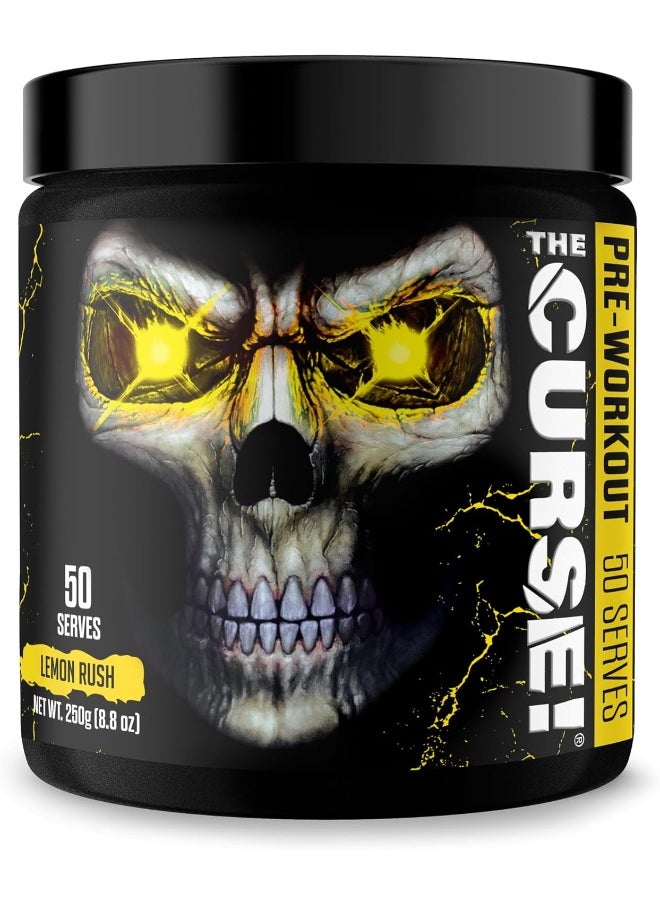 Cobra Labs, The Curse, Pre Workout, Lemon Rush, 0.55 Lbs (250 G)