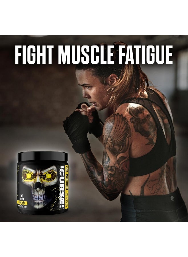 Cobra Labs, The Curse, Pre Workout, Lemon Rush, 0.55 Lbs (250 G)