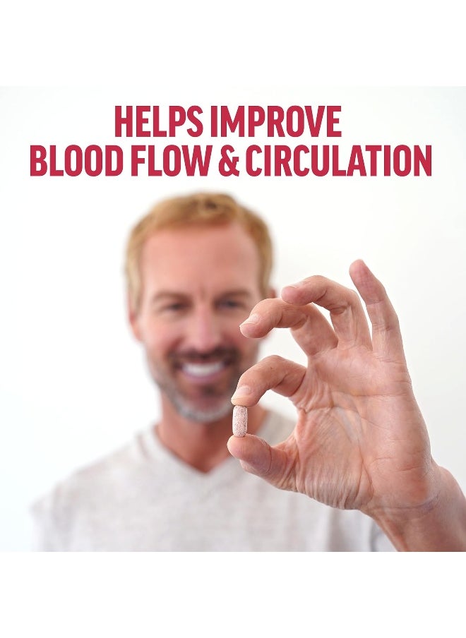 Total Beets Blood Pressure Support Supplement With Nitrates And Grapeseed Extract To Boost Nitric Oxide, Circulatory And Cardiovascular Vasodilator Heart Health Vitamins, 120 Count