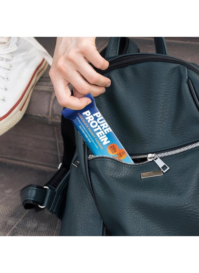 Protein Bar, Chocolate Peanut Caramel, 12 Bars, 1.76Oz/50G