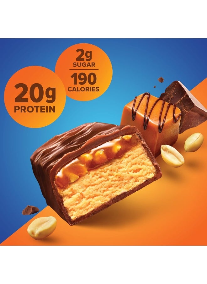 Protein Bar, Chocolate Peanut Caramel, 12 Bars, 1.76Oz/50G