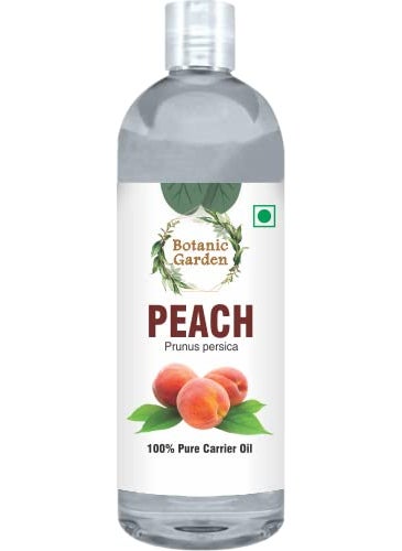 BOTANIC GARDEN Peach Oil 100 Pure Natural Undiluted oil Natural Therapeutic Grade Cold Pressed for Skin Hair 200 ML