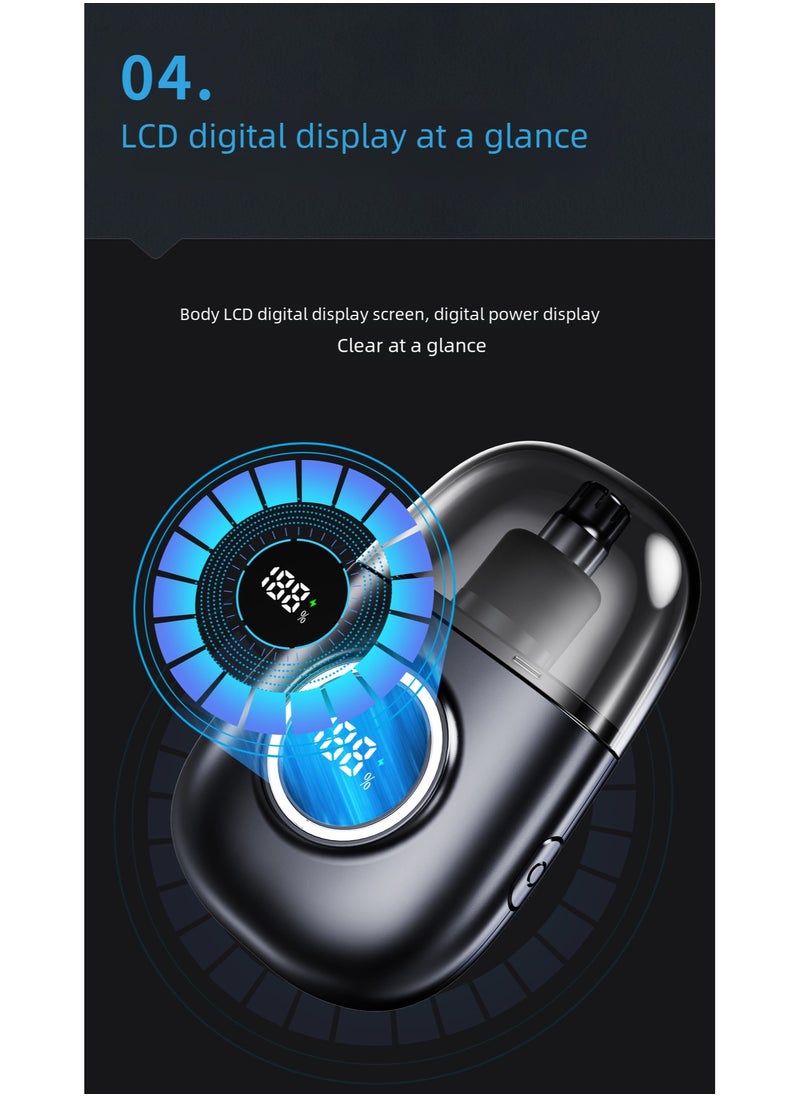 New digital electric nose hair trimmer, simple charging, compact and portable nose hair trimmer