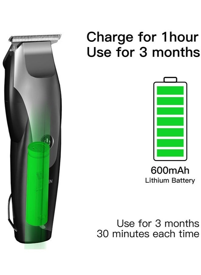 Enchen Hair Clipper Rechargeable Electric, Detachable and Washable Head, Rechargeable 10w High Power, Four-hour Battery Life, Low Noise