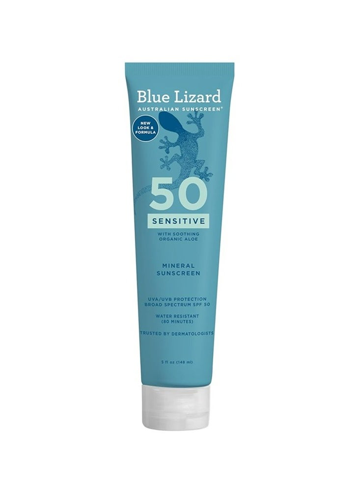 Sensitive Mineral Water Resistant Sunscreen Lotion - UVA/UVB Protection - SPF 50 148 mL