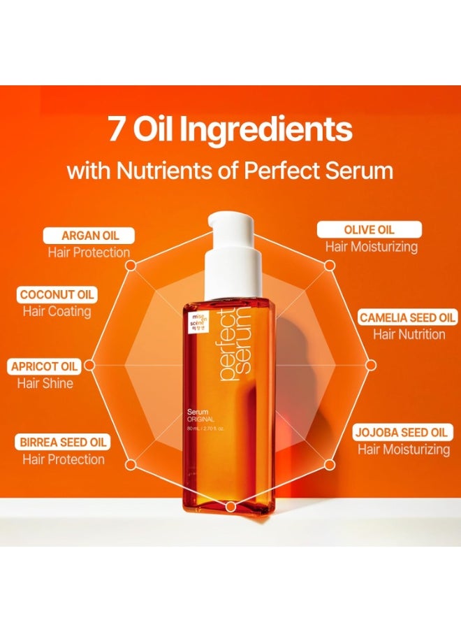 Mise En Scene Perfect Serum Original Conditioner For Damaged Hair, Nutrient Care With Argan Oil, Containing Jojoba-Seed-Oil For Smooth, Glossy Texture, 680ml