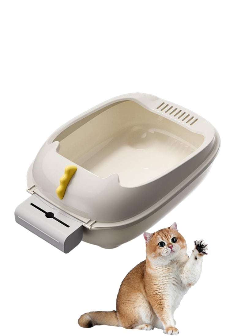 Cat Litter Tray Cat Litter Box Litter Basin for Cats