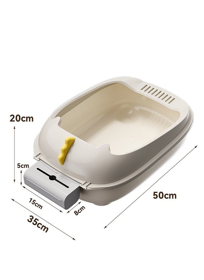 Cat Litter Tray Cat Litter Box Litter Basin for Cats