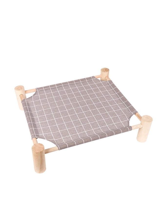 53*48*13cm Wooden Pet Marching Bed - Suitable for all seasons | Breathable and removable | Suitable for comfortable beds for cats and dogs under 18 pounds