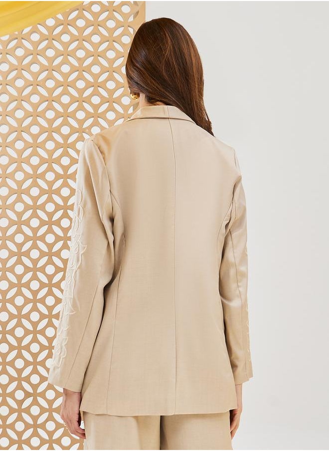 Regular Fit Embroidered Blazer