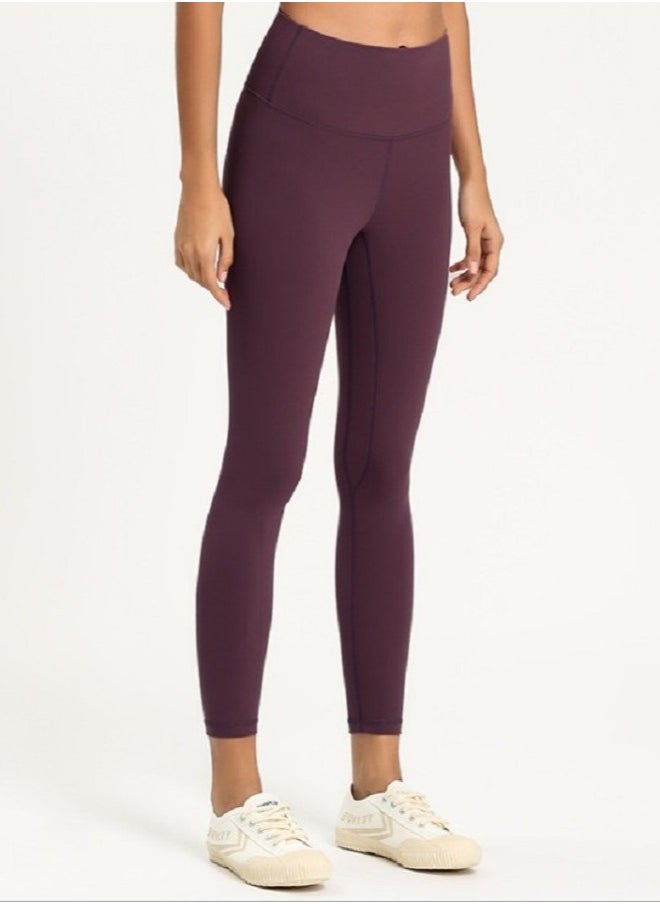Yoga Tight Fitting Stretch Soft Pants Purple