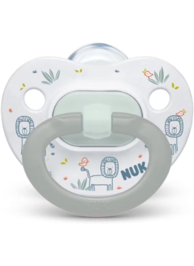NUK Orthodontic Pacifiers, Boy, 0-6 Months, Blue (Pack of 2)