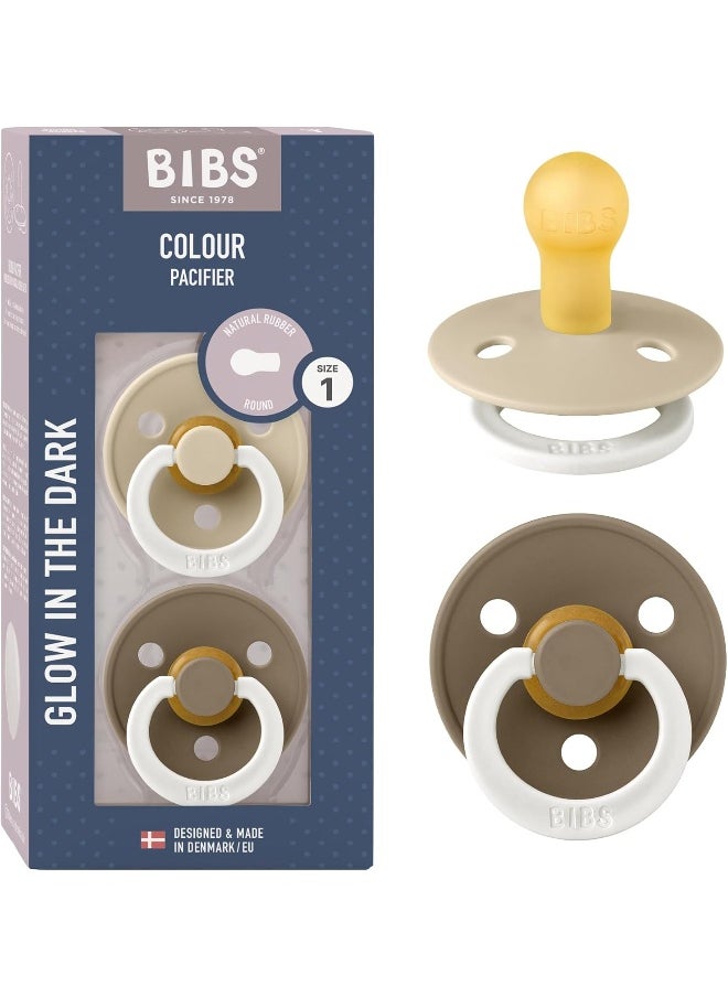 Bibs Colour 2 Pack Latex S1 Vanilla GLOW/Dark Oak GLOW