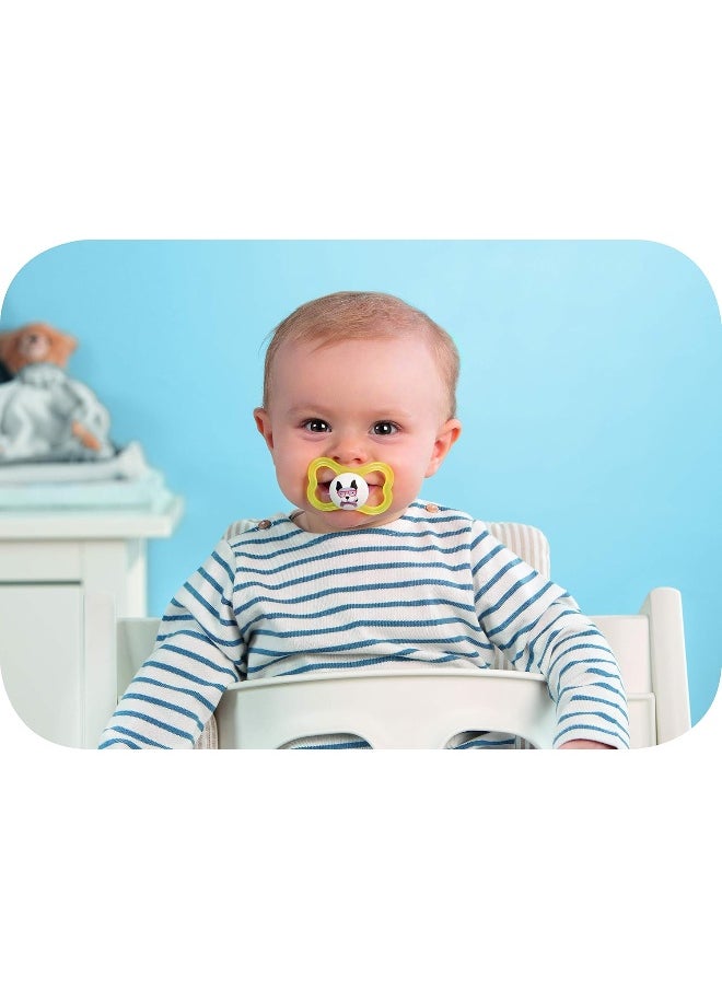 MAM Sensitive Skin Pacifiers, Baby Pacifier 6+ Months, Best Pacifier for Breastfed Babies, 'Air' Design