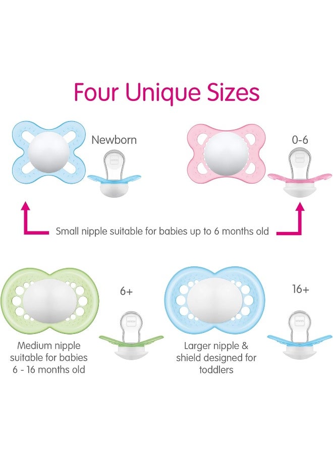 MAM Start Newborn Pacifiers Value Pack 0-2 Months, Newborn Unisex Baby Pacifiers (3 Pack), Best Pacifier for Breastfed Babies