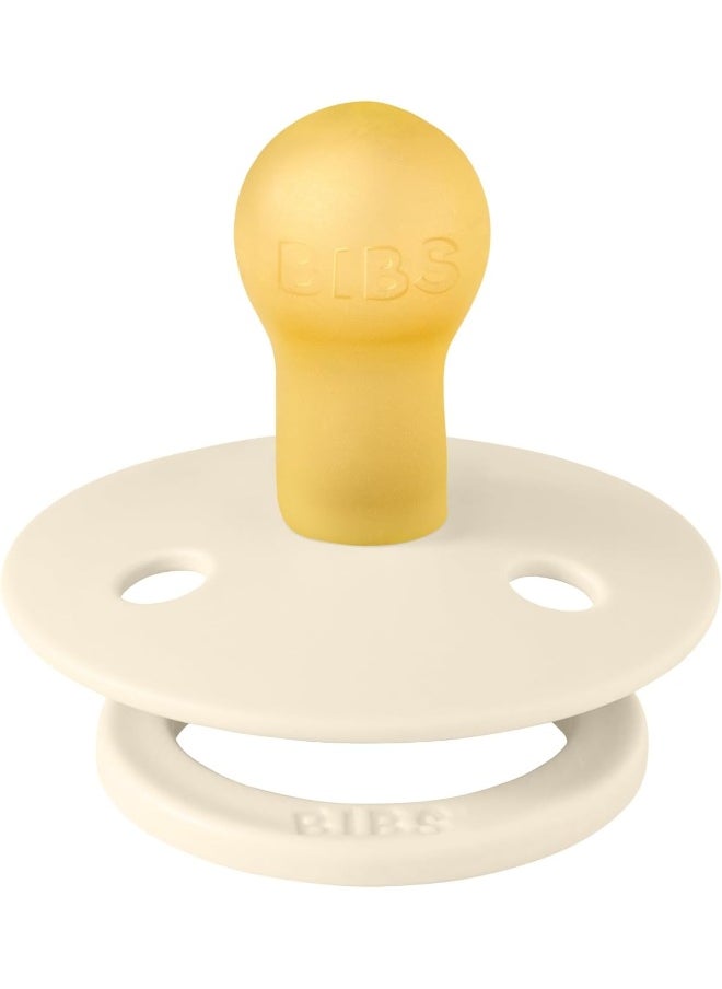 Bibs Pacifier Size 1 - Baby 0-6M (2pcs) - Ivory/Blush