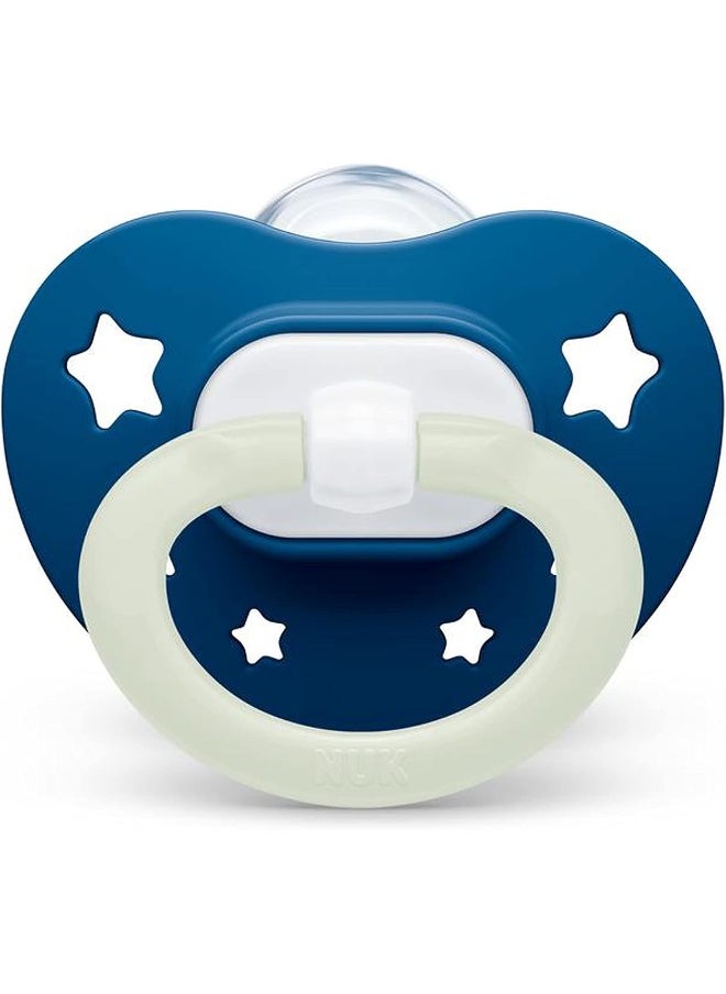 NUK Orthodontic Pacifiers, 6-18 Months, 4 Count (Pack of 1)