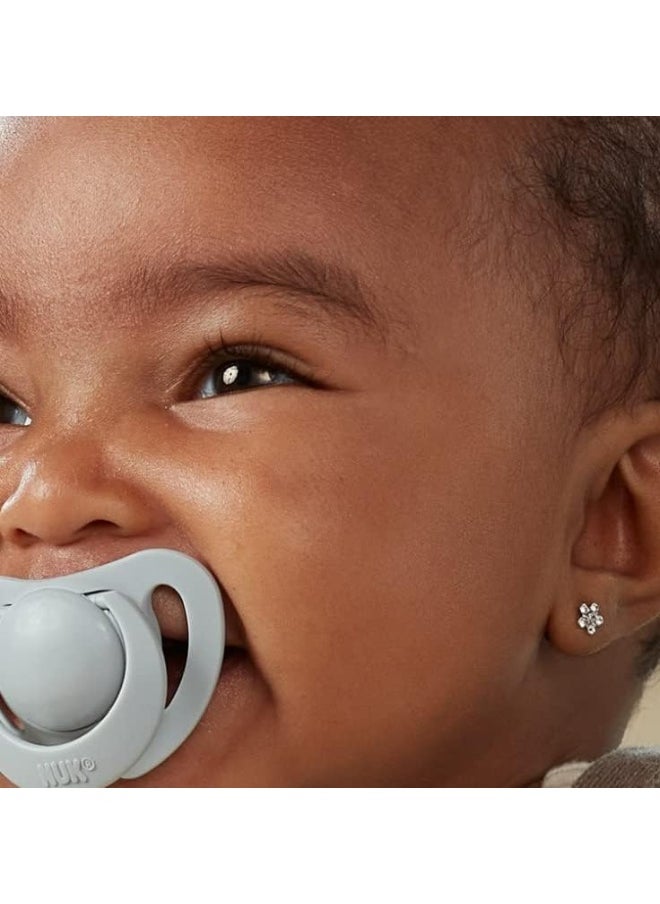 NUK Orthodontic Pacifiers Light Blue-Blue 6-18 Months BPA Free 2-Pack
