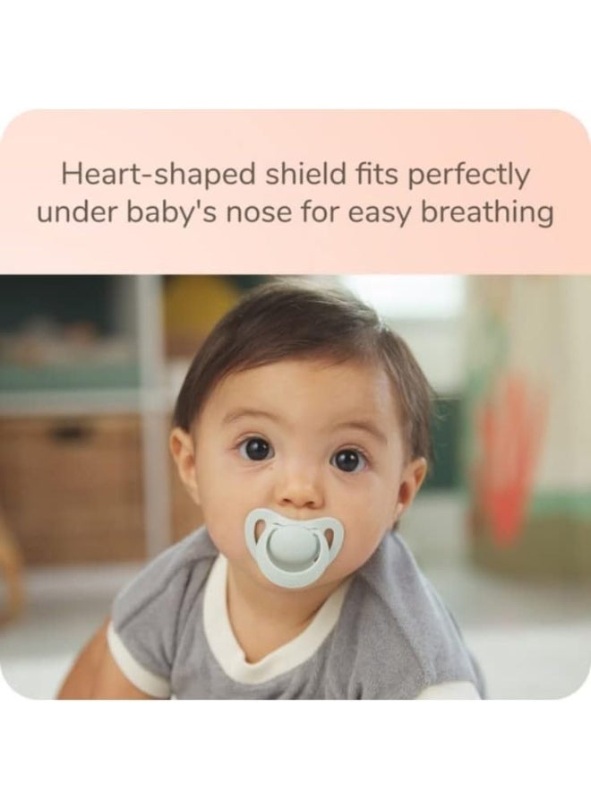 NUK Orthodontic Pacifiers Light Blue-Blue 6-18 Months BPA Free 2-Pack