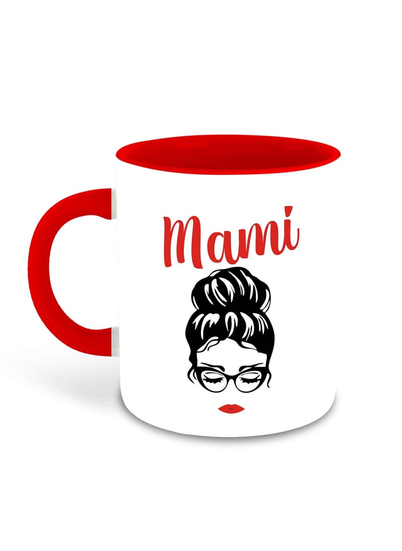 DecorVecor Mama and Mami Set of 2 Coffee Mug Couple Quotes Gift Mug Set Mama and Mami 3