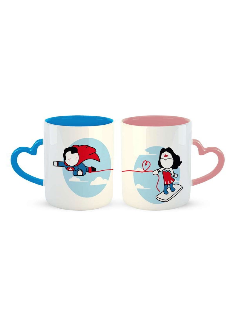 ASHVAH Stuck in Your Love Couple Coffee Mug Best Gift for Wife Husband Girlfriend Boyfriend Anniversary Birthday Valentines Day