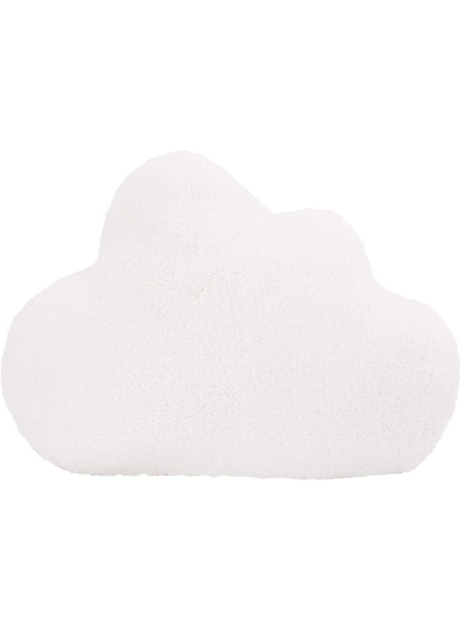 Little Love by Bunny Shaped Pillow, White, Pink 19 x 14