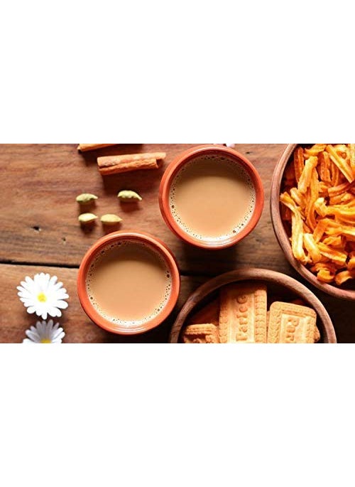 KHODIYAR Ceramic Kullad Tea Cup Coffee Cup Set of 6