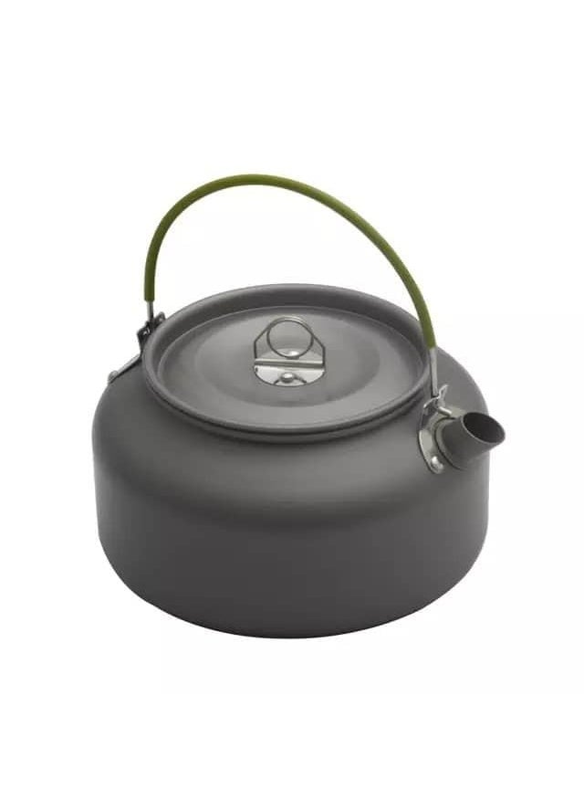 TrekEaze Camping Cookware Mess Kit Lightweight Hiking Cookware Set with Kettle and Mesh Bag Nonstick Aluminum Cooking Kit Outdoor Pot Pan Kettle Backpacking Mess Kit with Bowls