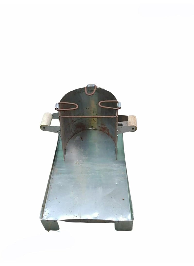A S Firewood Iron Burning Stove for home rocket cooking outdoor Big size Iron Chulha Heavy Duty Angeethi with Perfect Food iron coal chulha jumbo