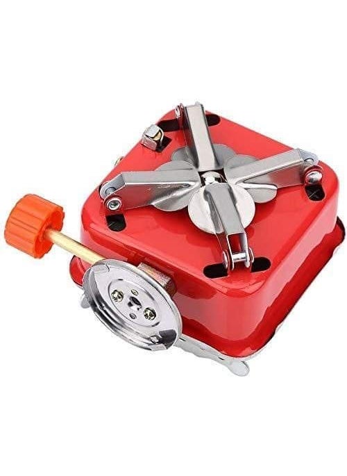 Device Steel GasPowered Portable Card Type Stove Butane Burner For Outdoor Camping