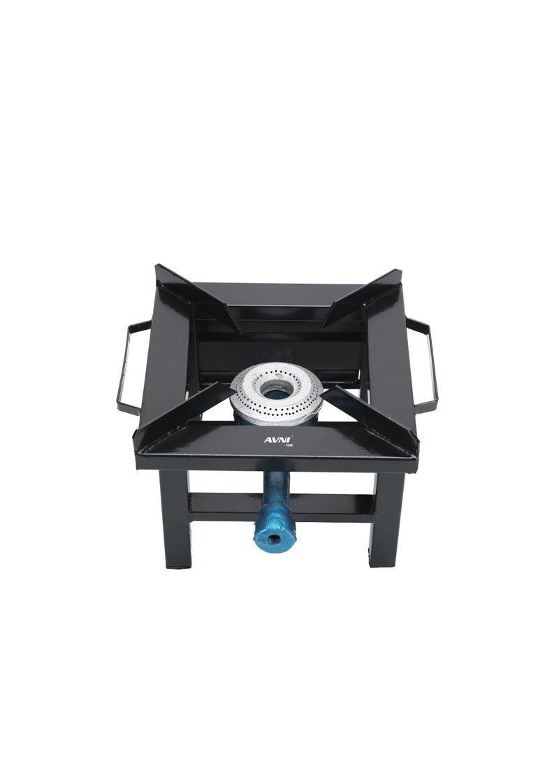 AVNI Commercial Gas Stove Small Size Gas Bhatti 10108 Manual Ignition