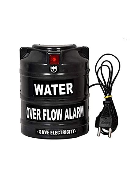 Aarav Plastic Water Tank Overflow Alarm Color Black Pack of 2