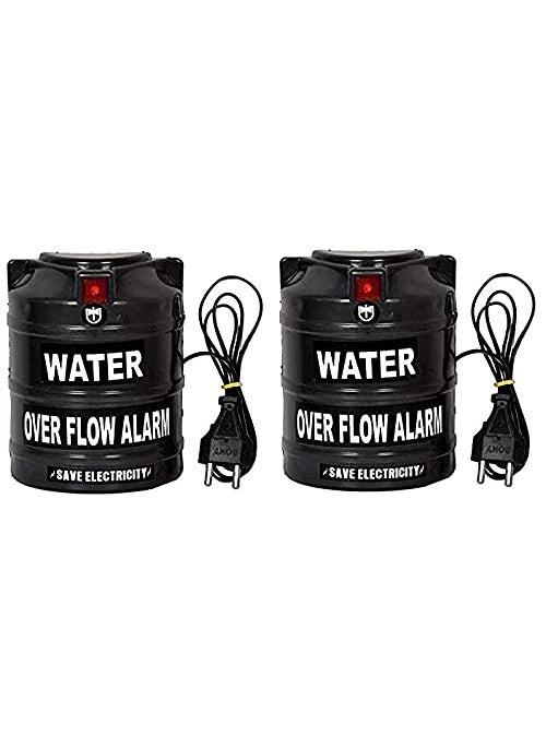 Aarav Plastic Water Tank Overflow Alarm Color Black Pack of 2