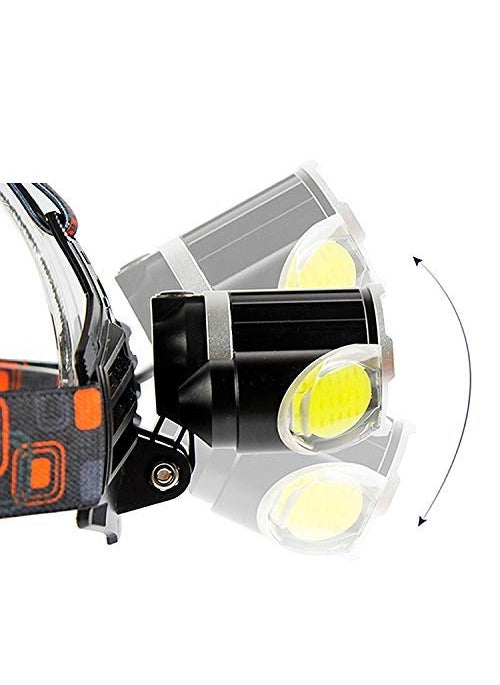 SEAHAVEN 3 Led lamp Headlamp Rechargeable Waterproof Head Flashlight Rechargeable Headlamp for Trekking