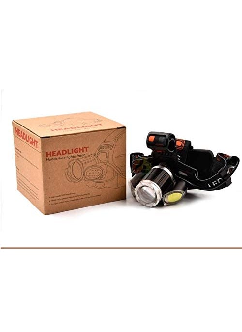 SEAHAVEN 3 Led lamp Headlamp Rechargeable Waterproof Head Flashlight Rechargeable Headlamp for Trekking