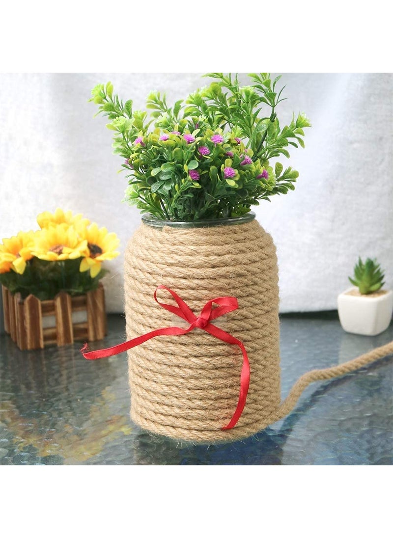 LUCRE Jute Rope 10 Meters 33 Feet Natural Brown Jute Rope Model No Craft_327