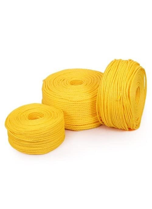 ABB Ropes Niwars Polypropylene Rope Yellow 50 Meters Durable Strong Weather Resistant for Outdoor Indoor Use Boating Camping DIY Projects More High Tensile Stren 24mm x 50 Meters