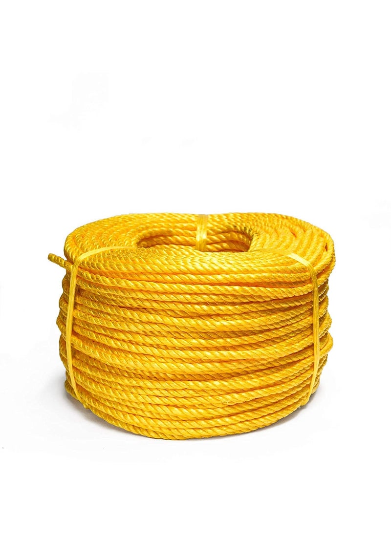 ABB Ropes Niwars Polypropylene Rope Yellow 50 Meters Durable Strong Weather Resistant for Outdoor Indoor Use Boating Camping DIY Projects More High Tensile Stren 24mm x 50 Meters