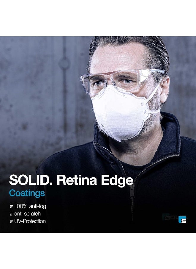 SolidWork Solid. 360° Safety Glasses with Side Extension